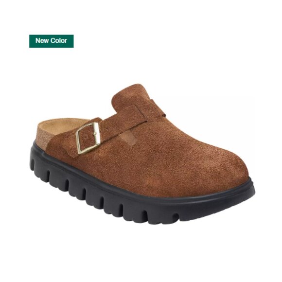 New Arrivals! Chunky Clogs by Birkenstock (Brown) Women's Boston - Picture 1 of 6